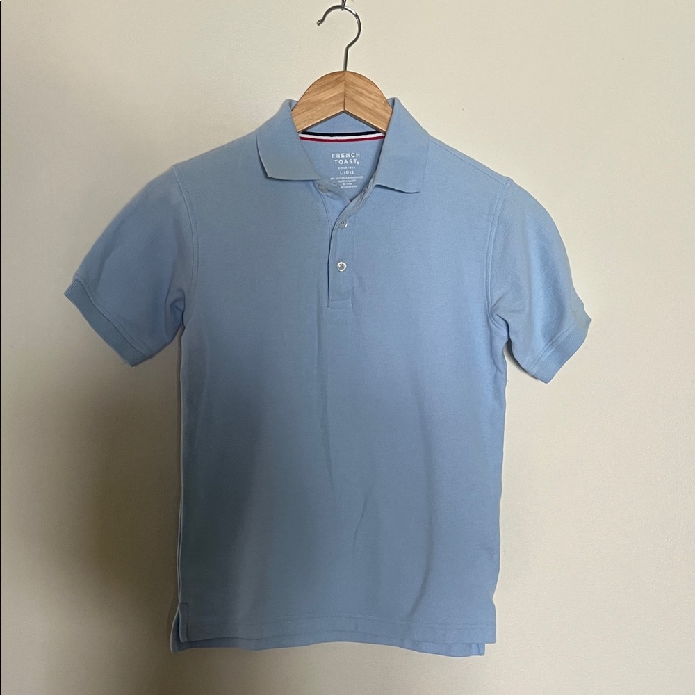 French Toast Sky Blue Polo Shirt